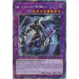 Dark Magician the Dragon Knight (Platinum Secret Rare) - Quarter Century Bonanza