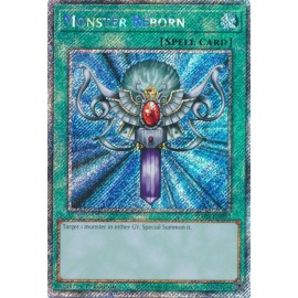 Monster Reborn (Platinum Secret Rare) - Quarter Century Bonanza