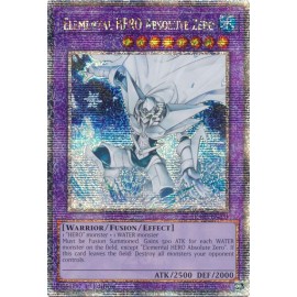 Elemental HERO Absolute Zero (Quarter Century Secret Rare) - Quarter Century Bonanza