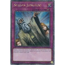 Solemn Judgment (Quarter Century Secret Rare) - 25th Anniversary Rarity Collection II (RA02)