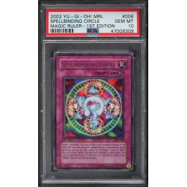 2002 MRL 006 Spellbinding Circle 1st Edition Ultra Rare Yu-Gi-Oh! Card PSA 10