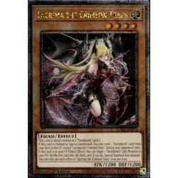 Lacrima The Crimson Tears (Quarter Century Secret Rare) - ROTA-EN014 - Quar