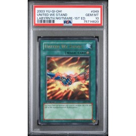 2003 Yu-Gi-Oh! 1st Edition United We Stand Labyrinth Nightmare LON-049 PSA 10